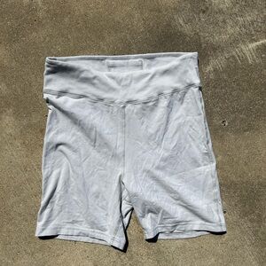 FP Movement Light Gray High-Waist Active Shorts L Large